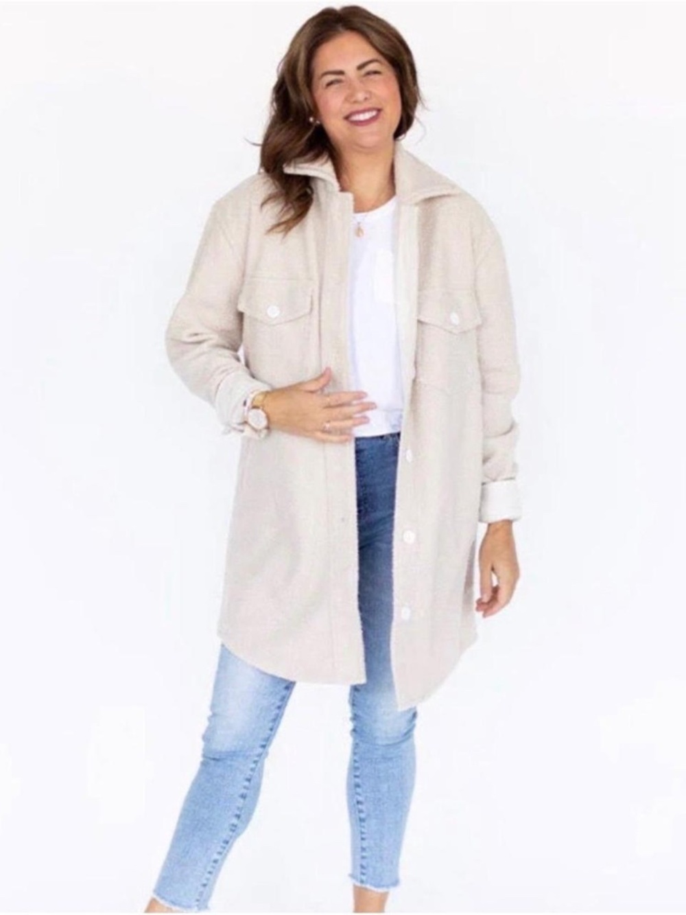 Jackson Rowe x Jillian Harris The Scholar Shacket for the Jilly Box